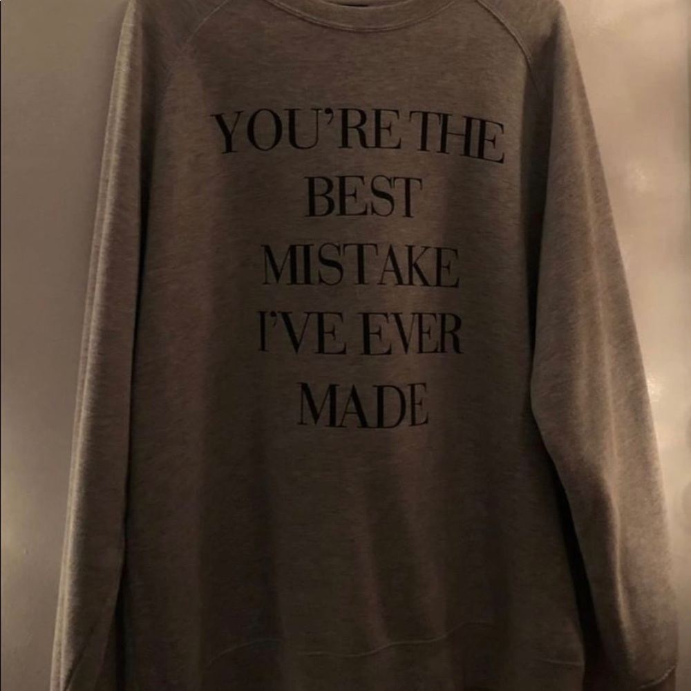Ariana grande best mistake crewneck